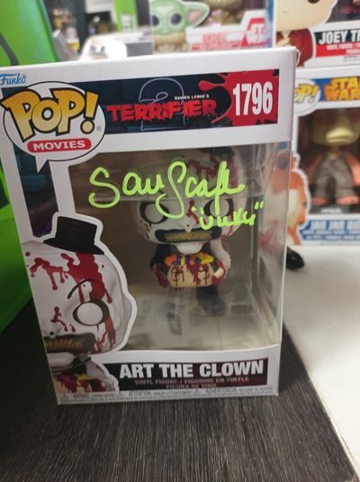 *SIGNED* DMG Funko Pop! Movies Art The Clown Vinyl Figure