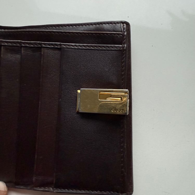 Gucci Brown Leather Wallet 8