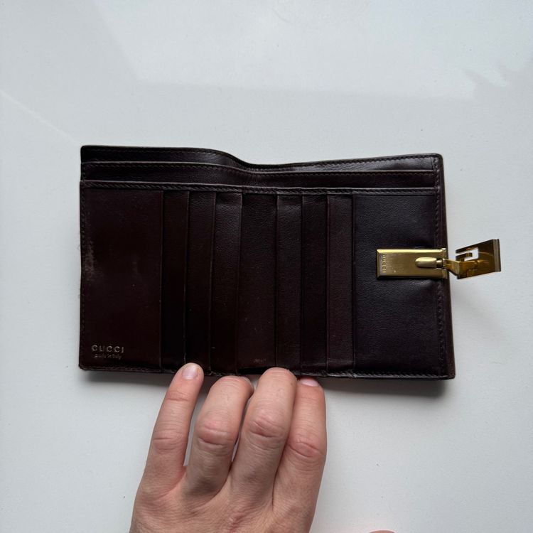 Gucci Brown Leather Wallet 5