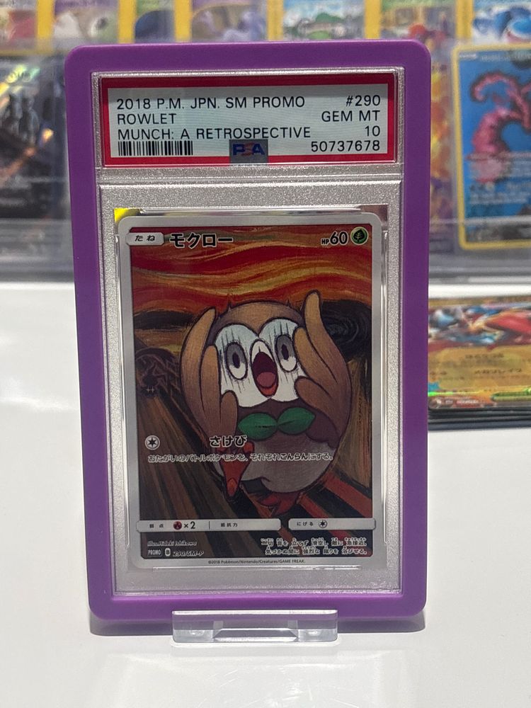 Pokemon Rowlet Munch psa 10 product image