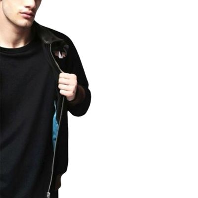 DIESEL J VARADERO 900 Mens Bomber Jacket Velvet Cotton Winter Outwear Coat 5