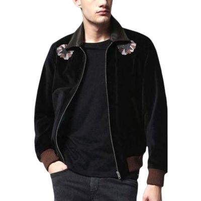 DIESEL J VARADERO 900 Mens Bomber Jacket Velvet Cotton Winter Outwear Coat 1