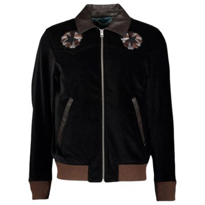 DIESEL J VARADERO 900 Mens Bomber Jacket Velvet Cotton Winter Outwear Coat 2