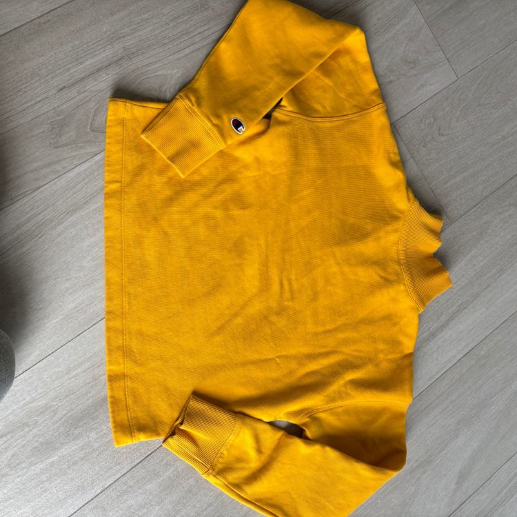 Champion yellow quarter-zip sweatshirt image 5
