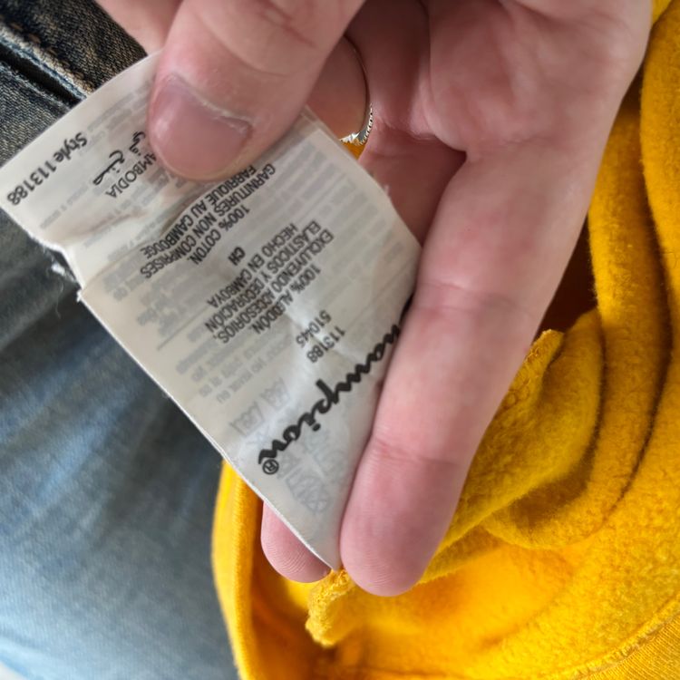 Champion yellow quarter-zip sweatshirt image 7