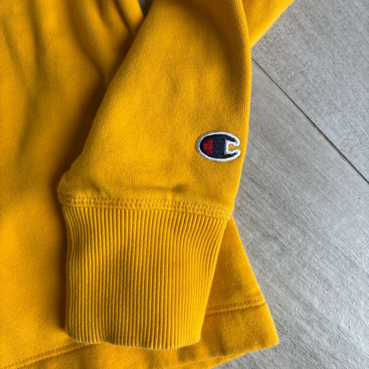 Champion yellow quarter-zip sweatshirt image 8