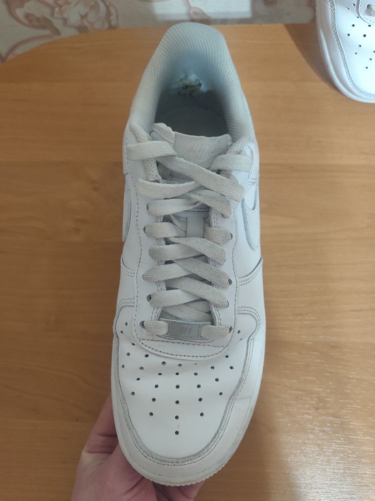 Nike Air Force 1 White Sneakers image 10