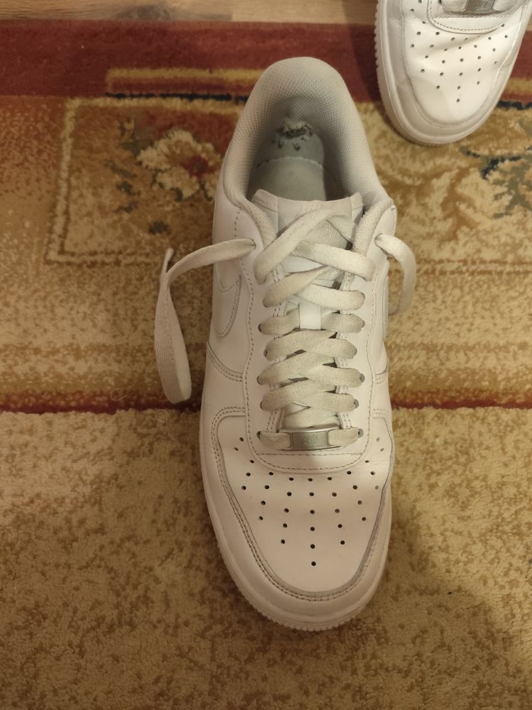 Nike Air Force 1 White Sneakers image 2
