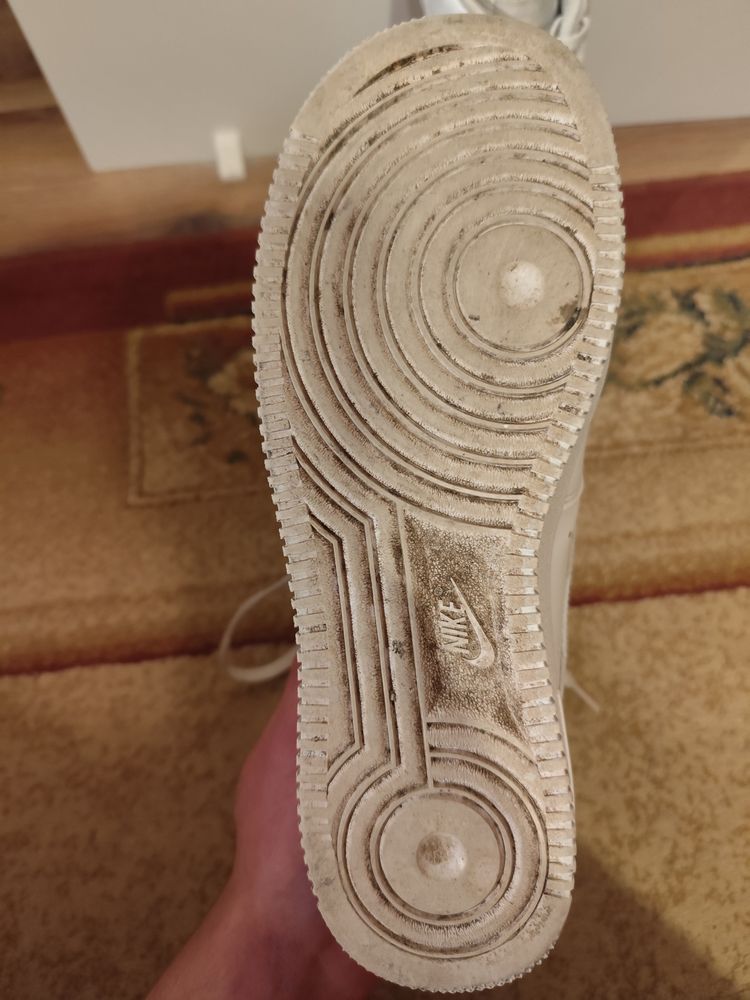 Nike Air Force 1 White Sneakers image 6