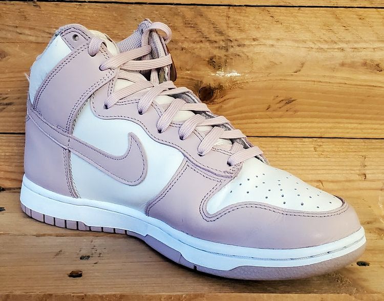 Nike Dunk Mid Leather Trainers UK7/US9.5/EU41 DD1869-003 Pink Oxford/White image 12