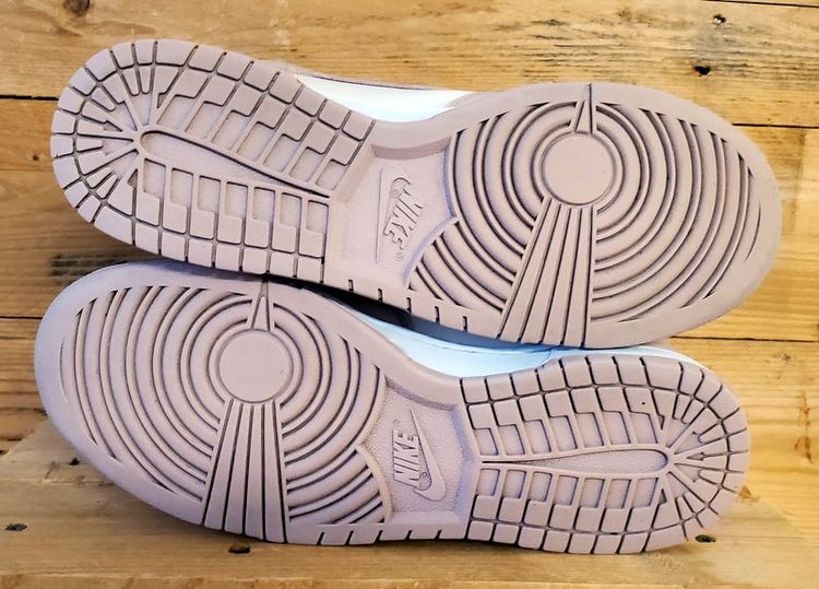 Nike Dunk Mid Leather Trainers UK7/US9.5/EU41 DD1869-003 Pink Oxford/White image 3