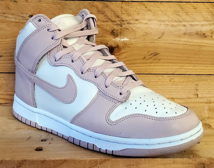 Nike Dunk Mid Leather Trainers UK7/US9.5/EU41 DD1869-003 Pink Oxford/White image 9