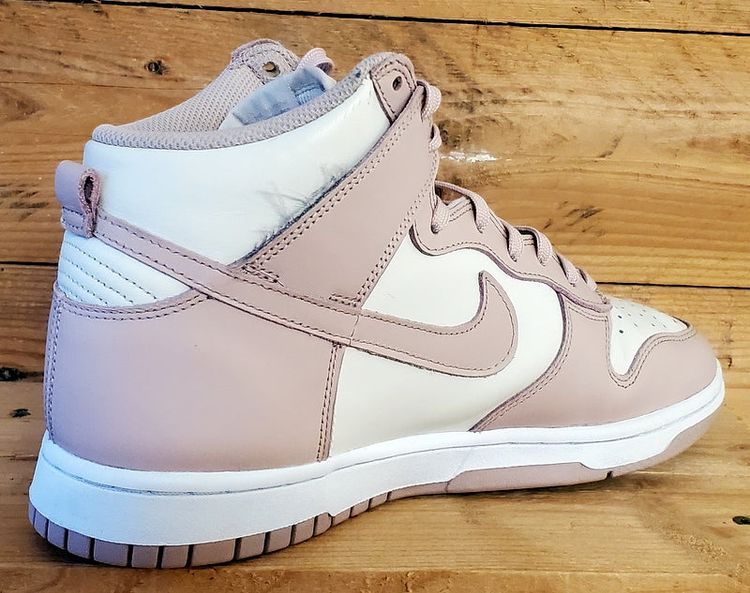Nike Dunk Mid Leather Trainers UK7/US9.5/EU41 DD1869-003 Pink Oxford/White image 6