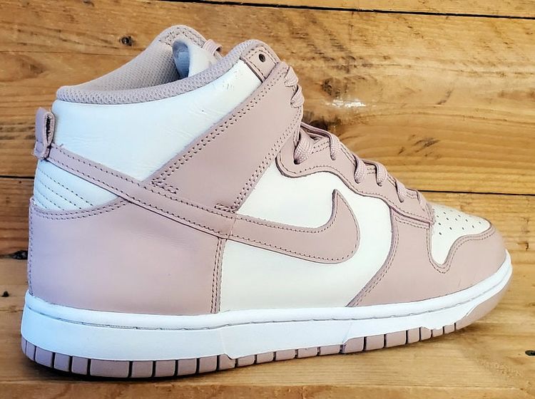 Nike Dunk Mid Leather Trainers UK7/US9.5/EU41 DD1869-003 Pink Oxford/White image 11