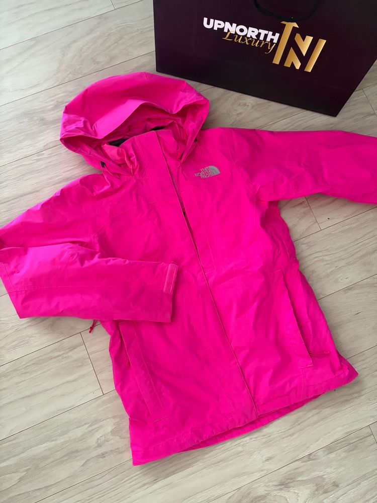 Woman’s The North Face Pink Hooded Jacket image 1