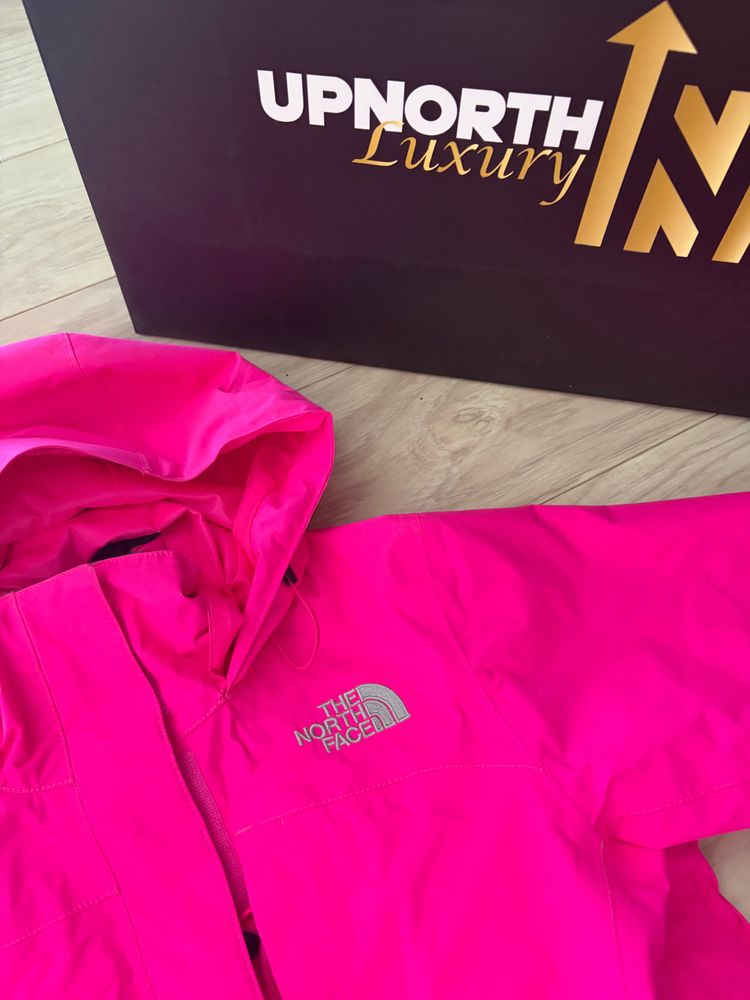 Woman’s The North Face Pink Hooded Jacket image 2