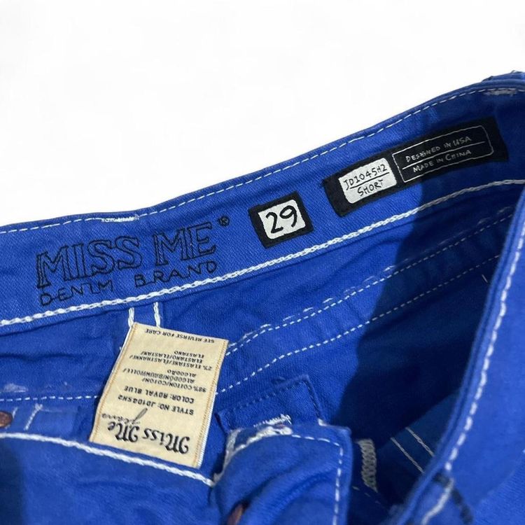 Y2K Miss Me Denim Brand Blue Denim Shorts size M low rise  imagen 6