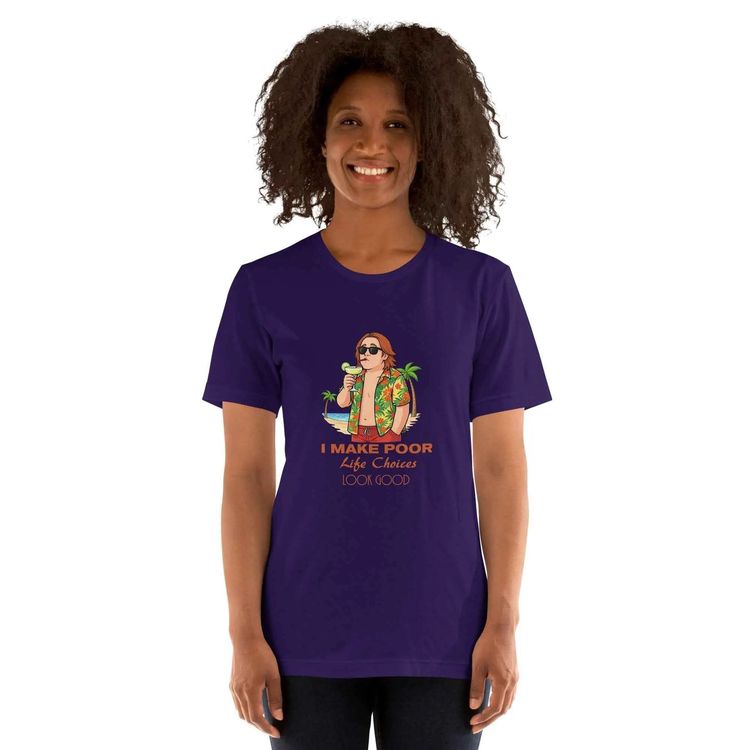 Lewis Capaldi Funny T Shirt Poor Life Choices Look Good Shirt image 9