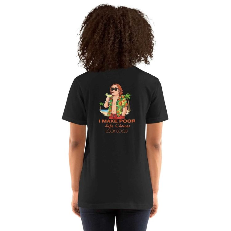 Lewis Capaldi Funny T Shirt Poor Life Choices Look Good Shirt image 6