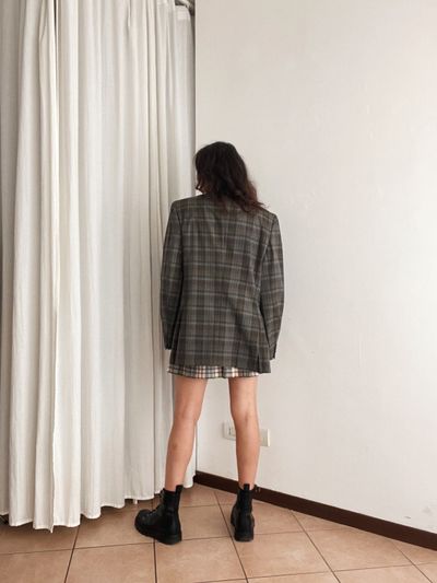 Blazer lana quadretti 54 7