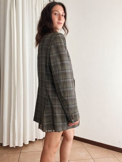 Blazer lana quadretti 54 2