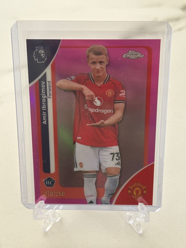 Topps Amir Ibragimov Manchester United Football Trading Card product image
