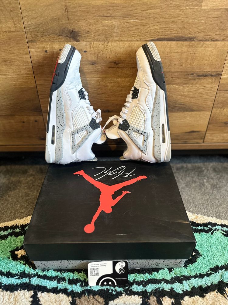Nike Air Jordan 4 “White Cements 2016” U.K. 9 6