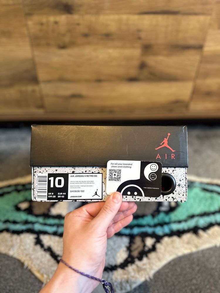Nike Air Jordan 4 “White Cements 2016” U.K. 9 9