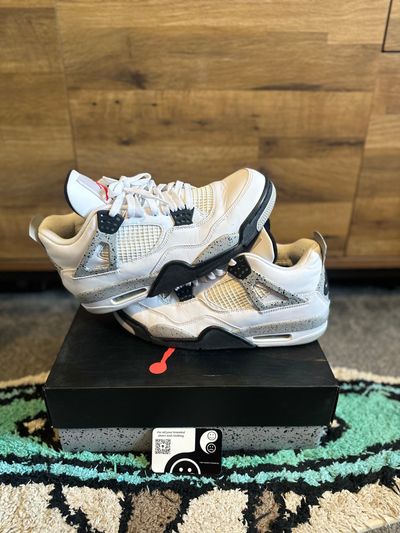 Nike Air Jordan 4 “White Cements 2016” U.K. 9 2
