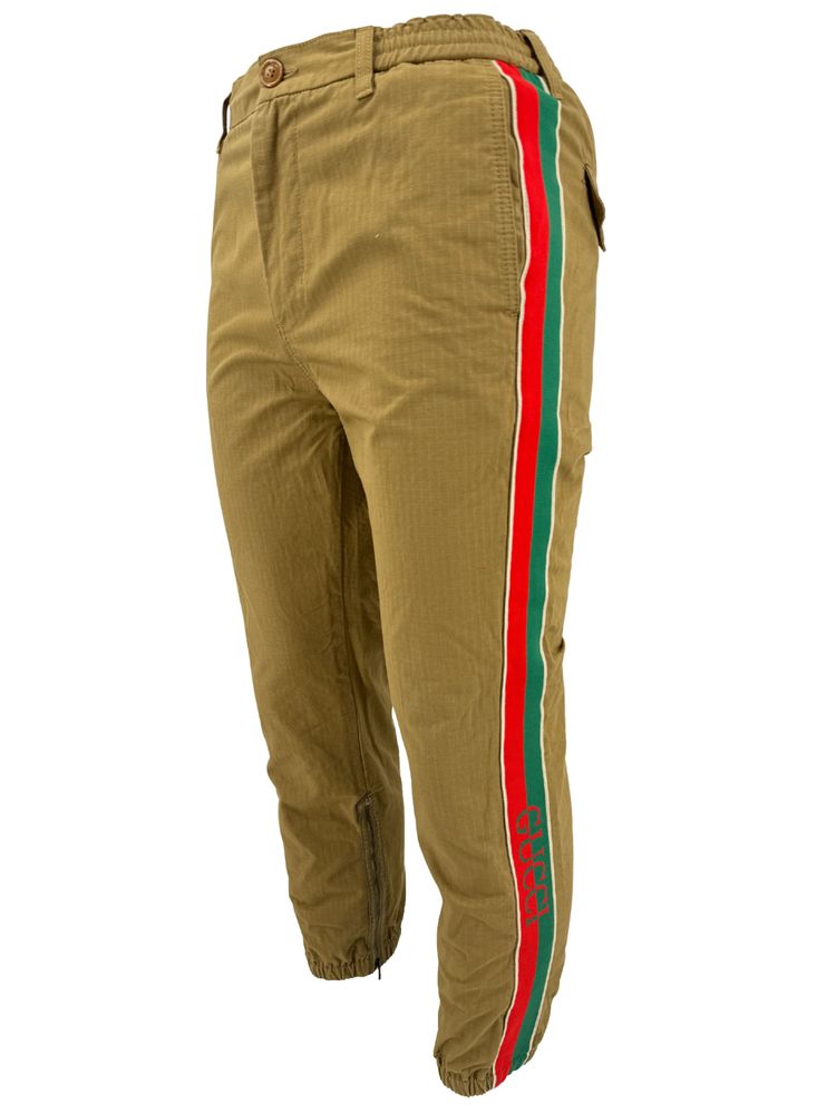 Gucci Stripe Logo Trousers 8