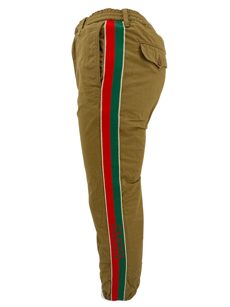 Gucci Stripe Logo Trousers 9
