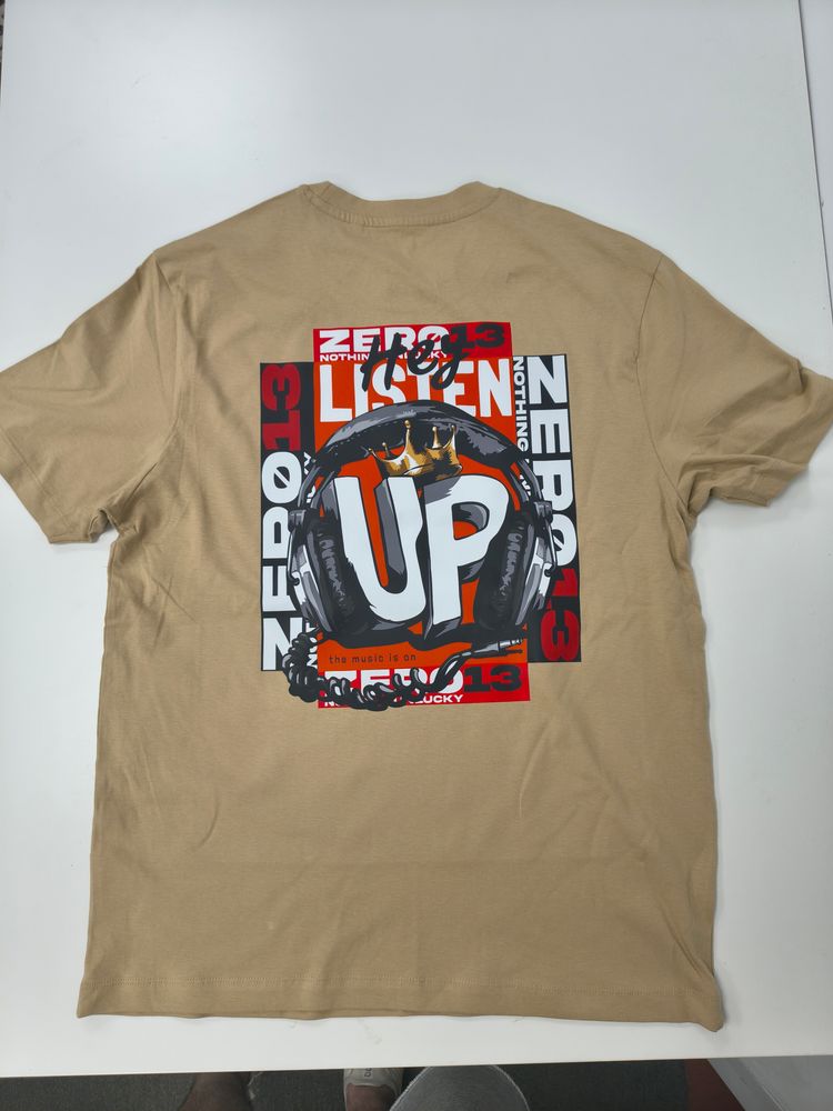 *New Release* Zero13 Listen Up Sand T shirt, all sizes 