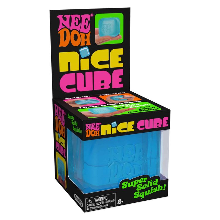 Nee Doh Nice Cube blue