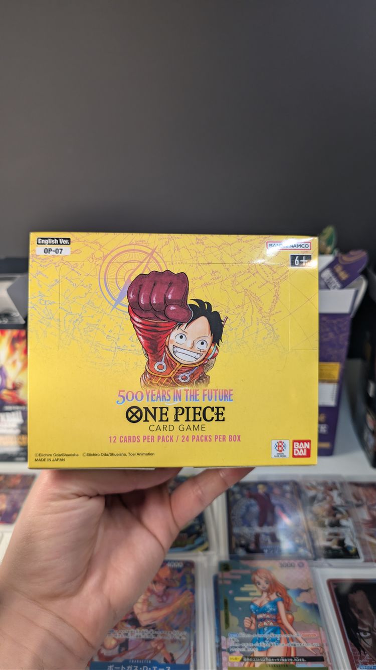 One Piece Card Game 500 Years In The Future Booster Box (RIPPED)