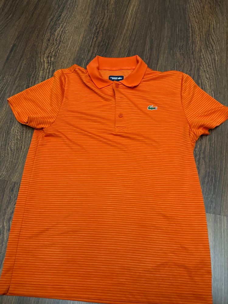 Lacoste Sport Orange Polo Shirt