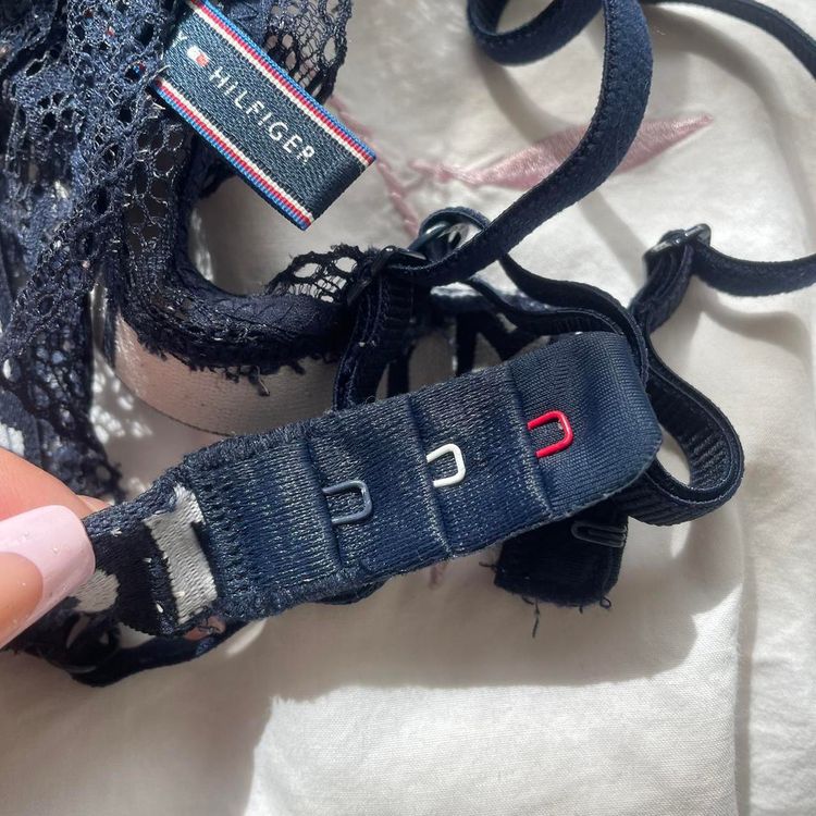 tommy hilfiger navy lace bralette image 4