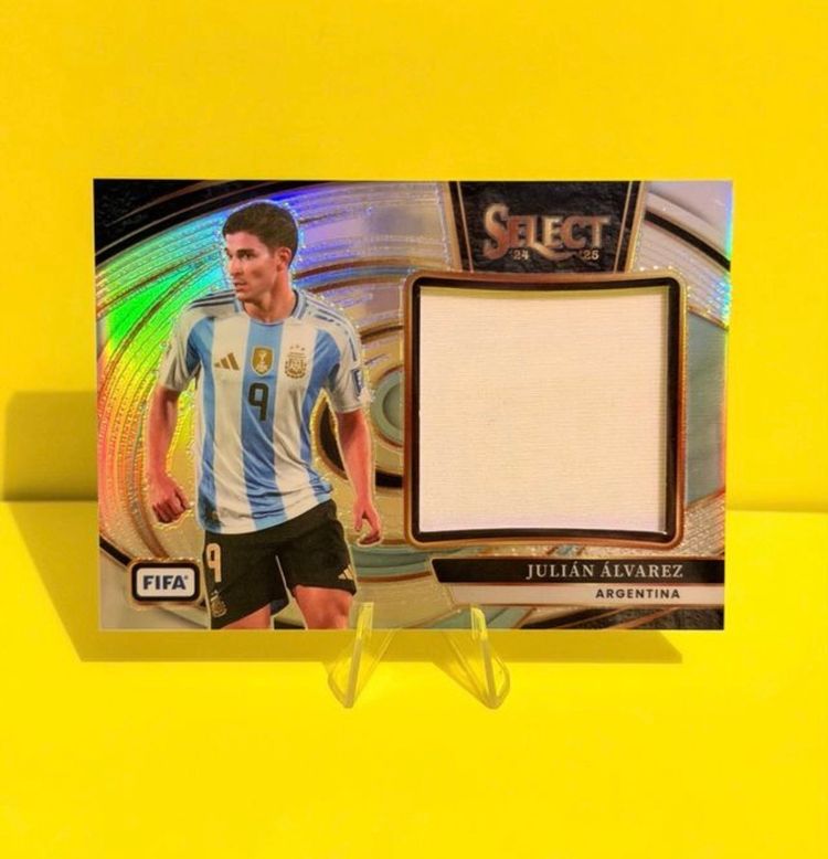Panini Julián Álvarez patch jumbo panini select argentina product image