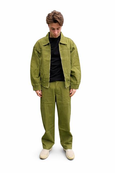 completo verde denim