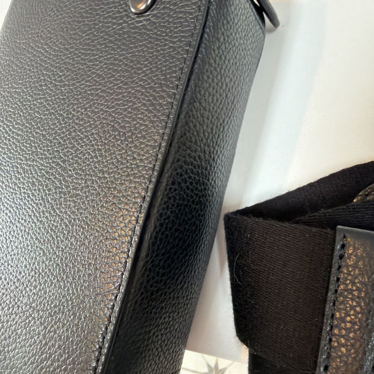 Coach Charter Crossbody 19 In Black Pebbled Leather BNWT CR782 Men’s Unisex image 8