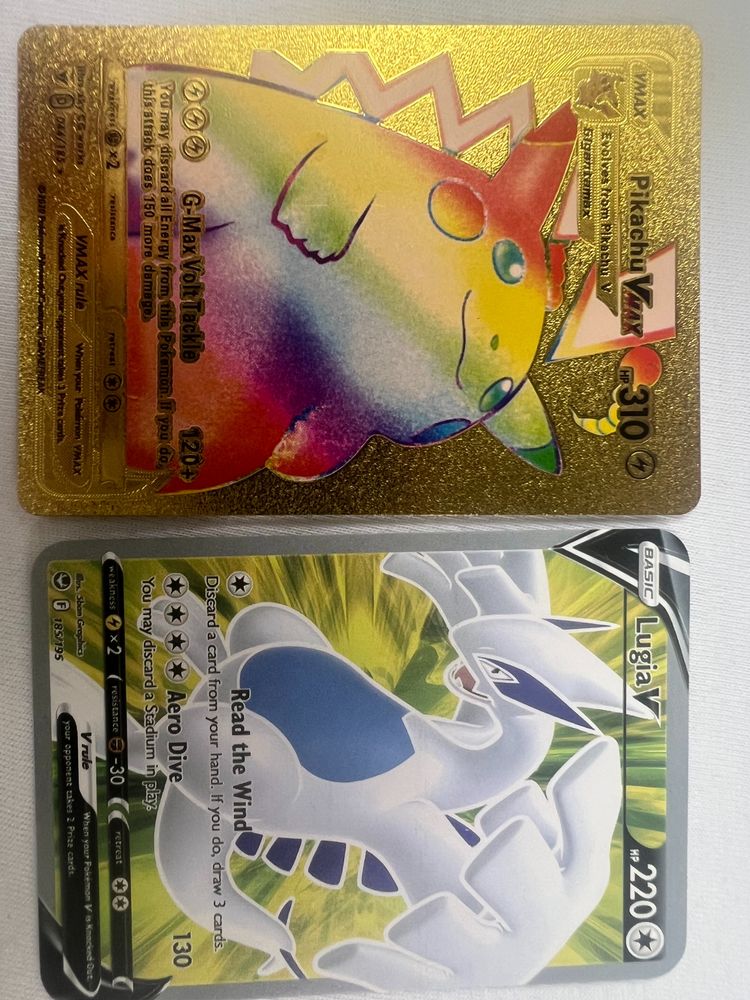 Pokémon Trading Cards Pikachu Vmax And Lugia V image 1