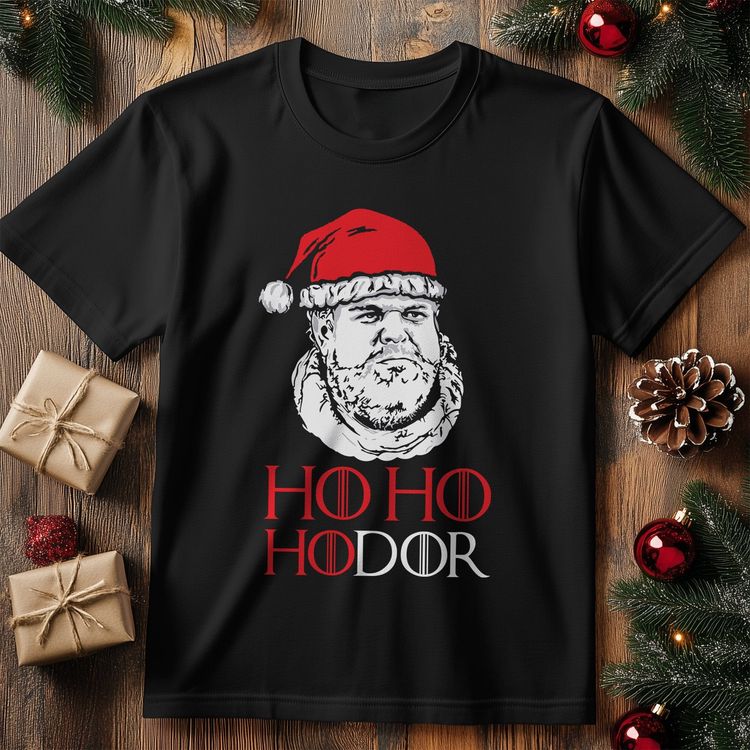 Ho Ho Hodor T-shirt - Festive and image 1