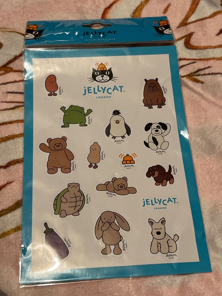 Jellycat London Sticker Sheet
