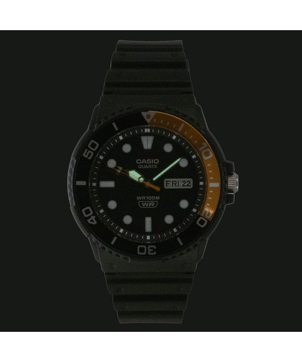 Casio Analog Resin Strap Black Dial Quartz MRW-230H-1E4V 100M Men's Watch imagen 3