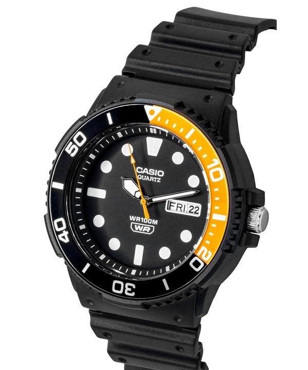 Casio Analog Resin Strap Black Dial Quartz MRW-230H-1E4V 100M Men's Watch imagen 2