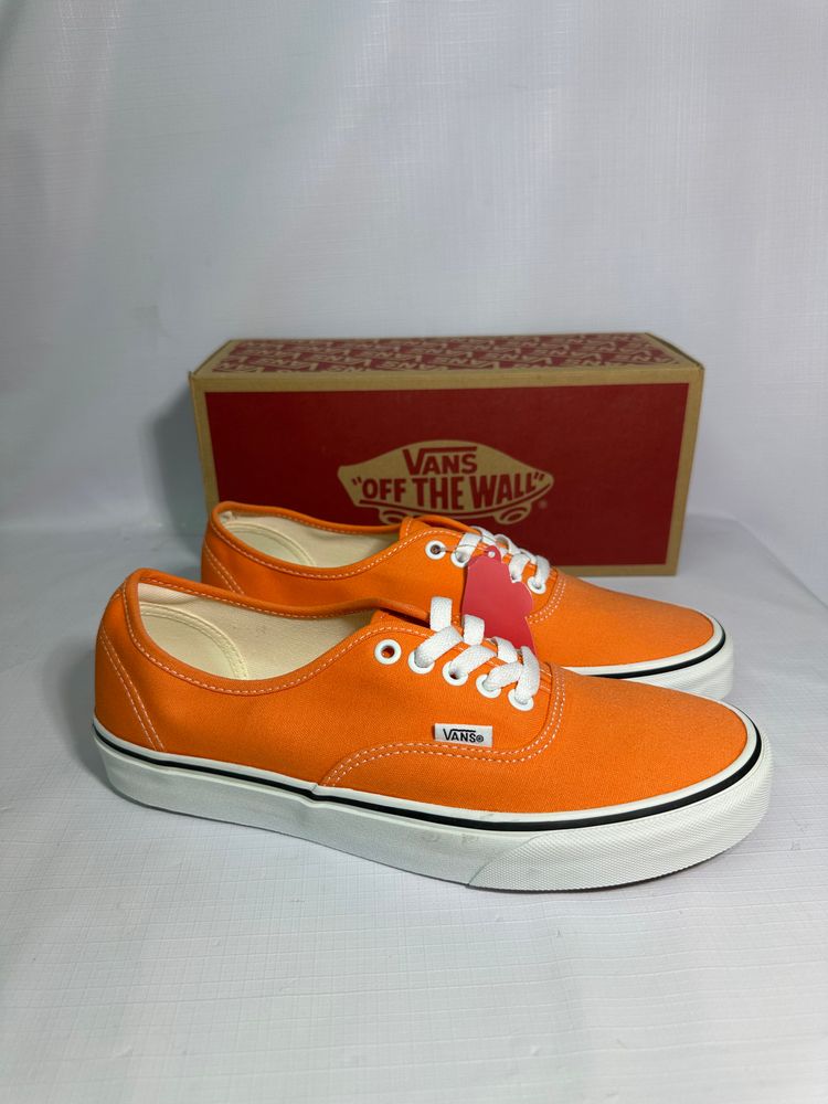Vans Orange Authentic Sneakers 