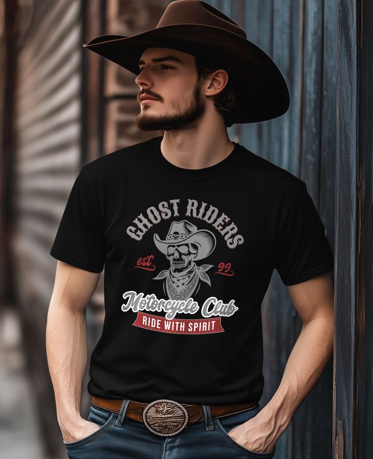Cowboy Ghost Rider T-Shirt - image 6