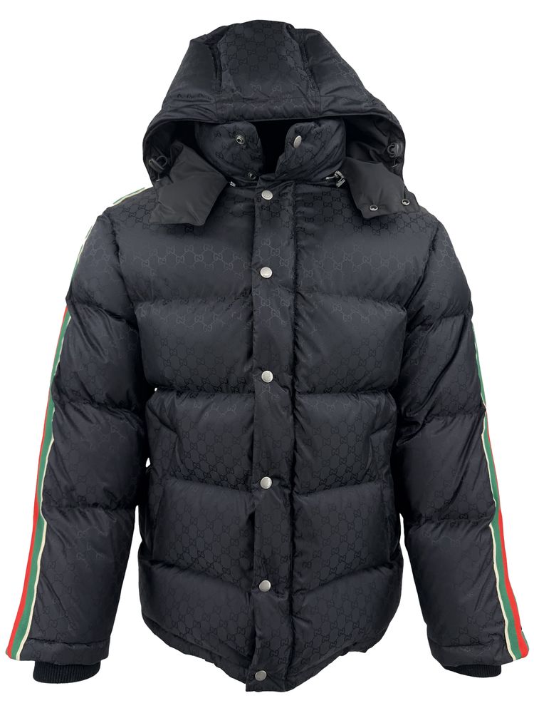 Gucci GG Monogram Down Jacket - Black (464117848)
