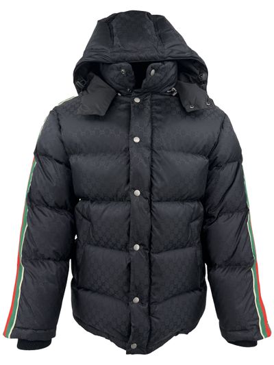 Gucci GG Monogram Down Jacket - Black (464117848)