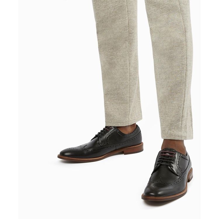 Dune Superior Leather Wingtip Brogue Shoes 2