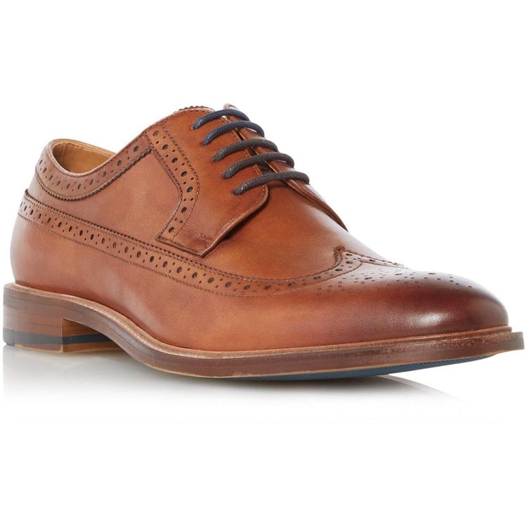 Dune Superior Leather Wingtip Brogue Shoes 1